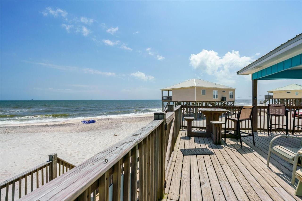 Knee Deep - Amazing Beach Cottage Locates On Sugar White Sands, Great Gulf And Bay Views, Home Dauphin Island Exterior photo