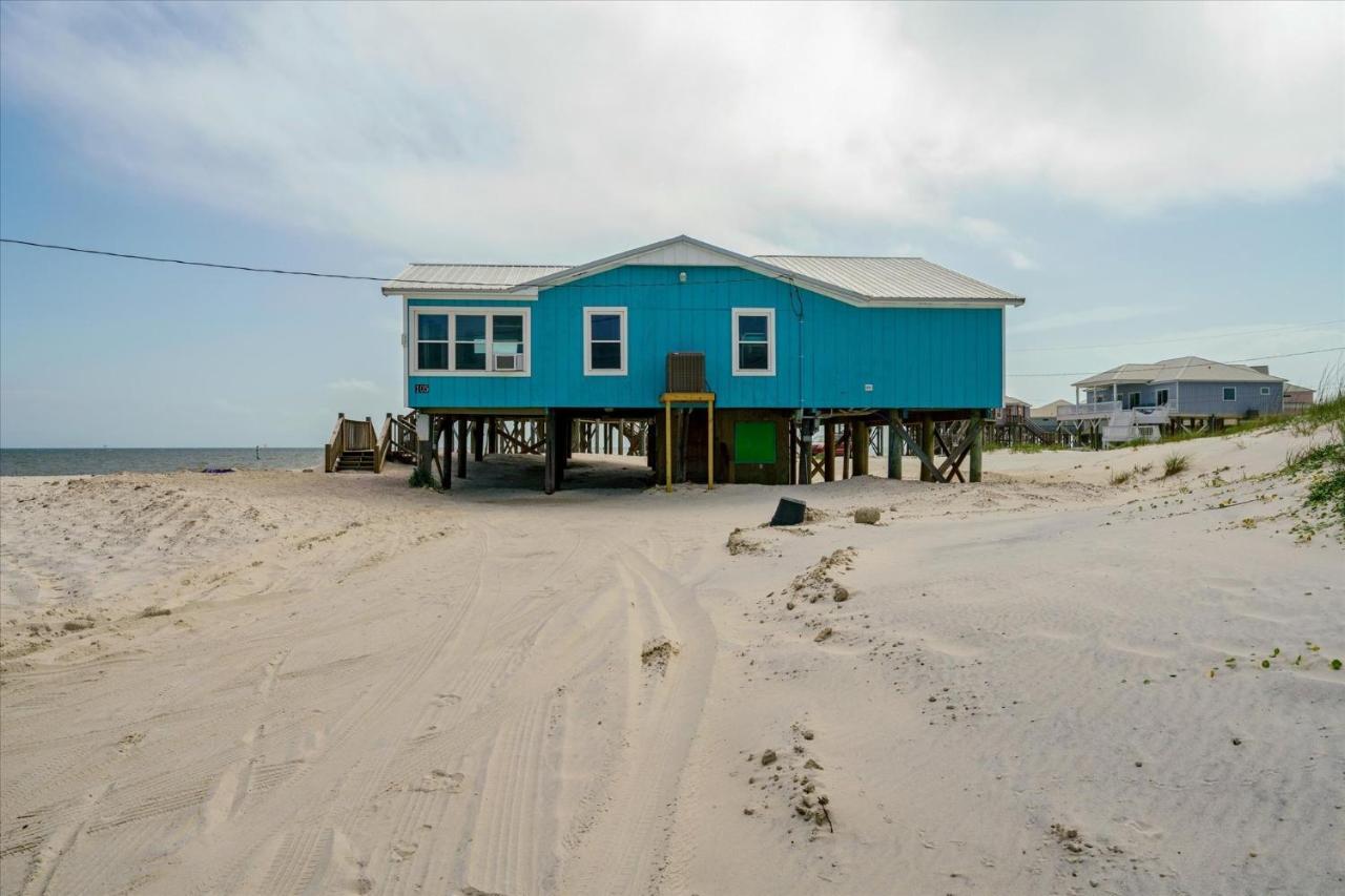 Knee Deep - Amazing Beach Cottage Locates On Sugar White Sands, Great Gulf And Bay Views, Home Dauphin Island Exterior photo
