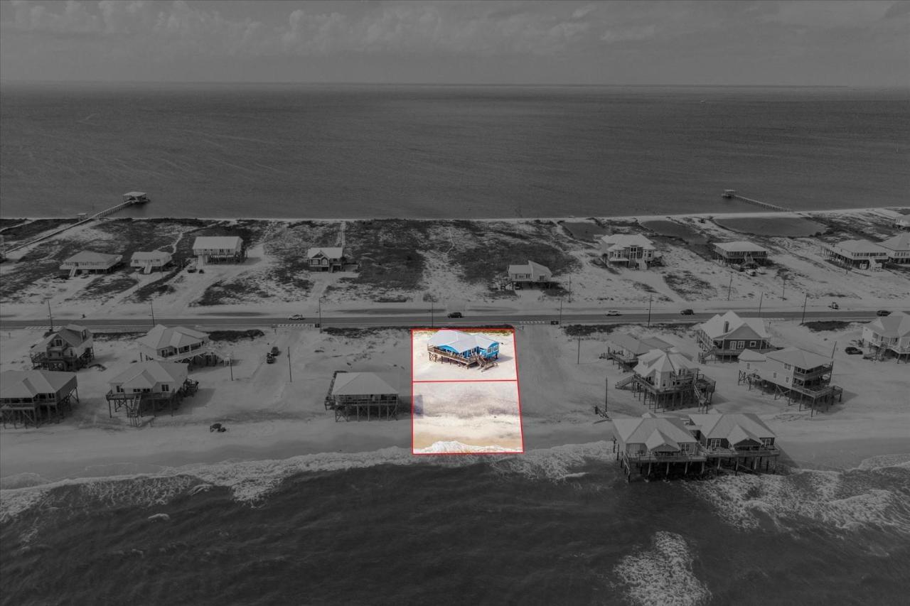 Knee Deep - Amazing Beach Cottage Locates On Sugar White Sands, Great Gulf And Bay Views, Home Dauphin Island Exterior photo